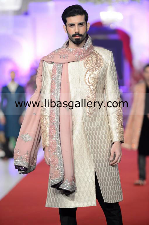 Style 360 Pakistani Magazine Fashion Show Zaheer Abbas  2013 Pantene Bridal Couture Week Sherwani Shop Online