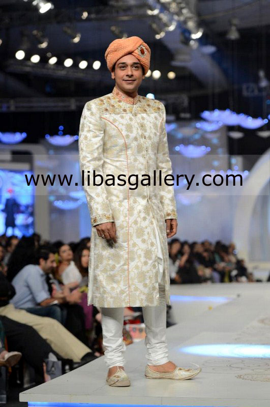 Pakistani Designer Sherwani Style 240