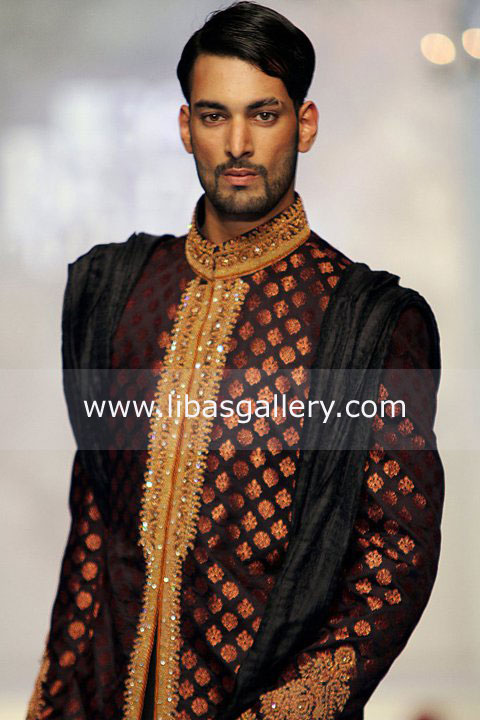 Pakistani Designer Sherwani Style 246