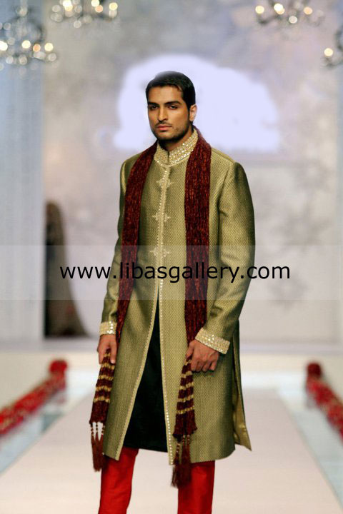 Pakistan Top Fashion Designer Deepak Perwani Sherwani Jacket Online,Pakistani top designer Sherwani Suit Shop UK USA Canada