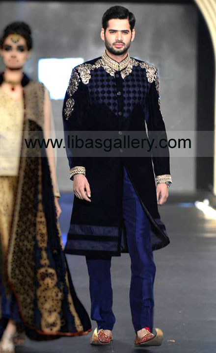 Pakistani Designer Sherwani Style 260