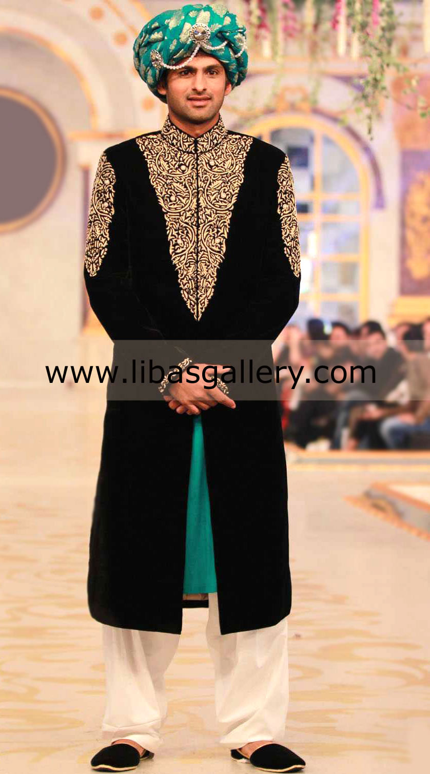 Pakistani Designer Sherwani Style 264