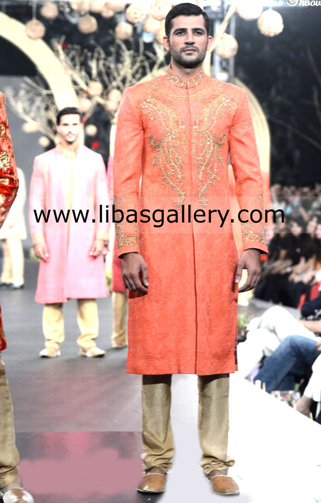 Pakistani Designer Sherwani Style 277