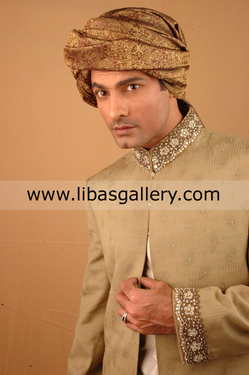 Pakistani Designer Sherwani Style 311