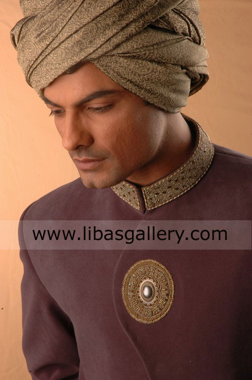 Pakistani Designer Sherwani Style 312