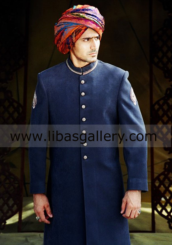 Pakistani Designer Sherwani Style 316