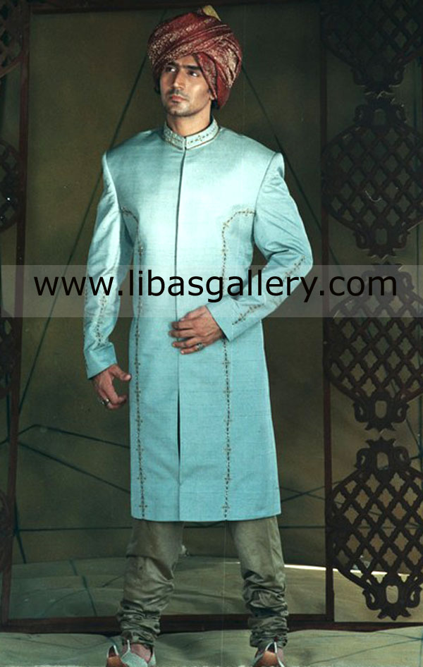 Pakistani Designer Sherwani Style 317