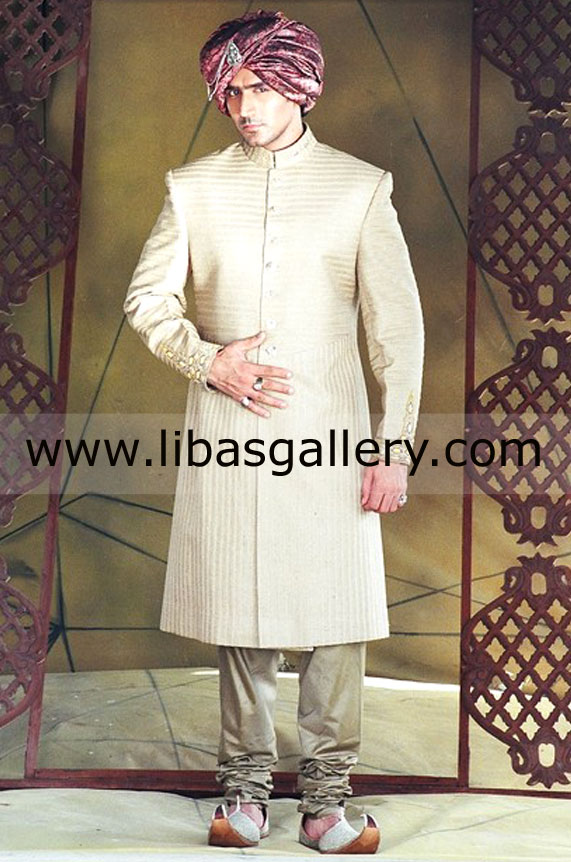 Pakistani Designer Sherwani Style 318