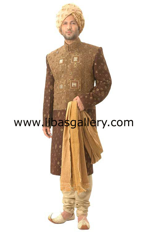 Pakistani Designer Sherwani Style 331
