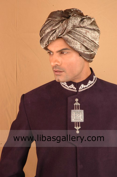 Pakistani Designer Sherwani Style 338