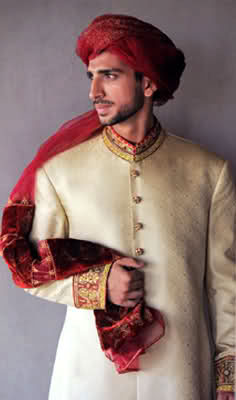 Pakistani Wedding Sherwani Style B