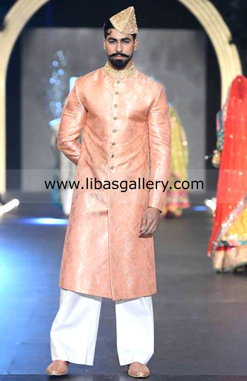 Pakistani Designer Sherwani Style 347