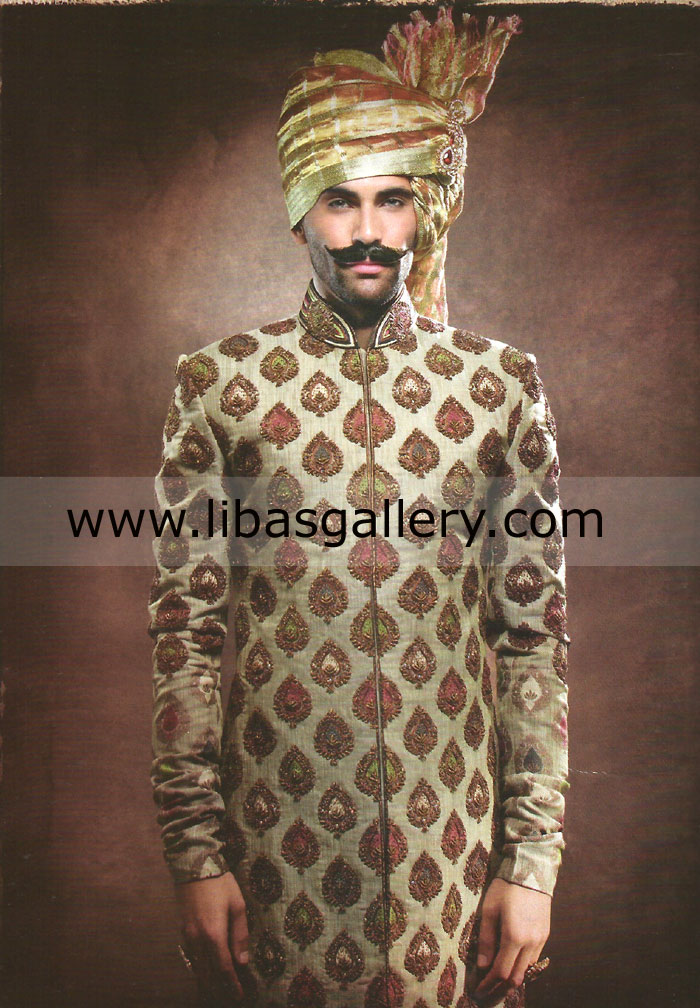 Indian Designer Sherwani Style 358