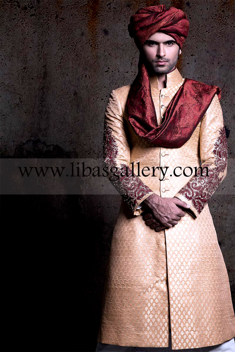 Gentleman Embroidered Groom Sherwani