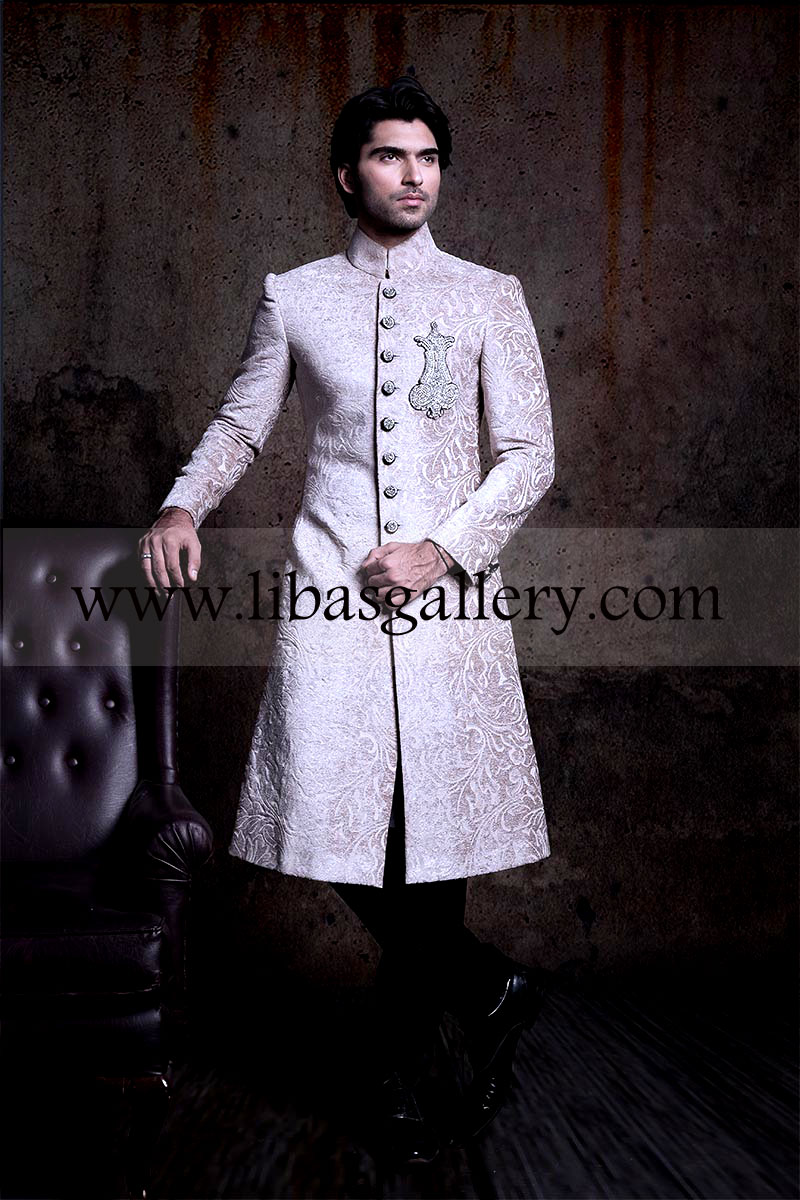 Best Designer Sherwani suit for Groom Nikah Barat day shop online royal sherwani Australia Saudi Arabia Norway