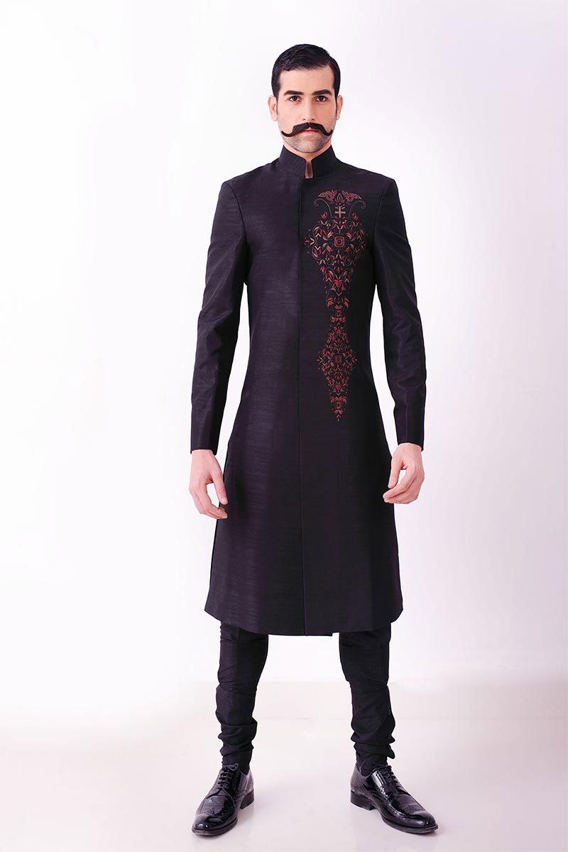 Pakistani Designer Sherwani Style 407