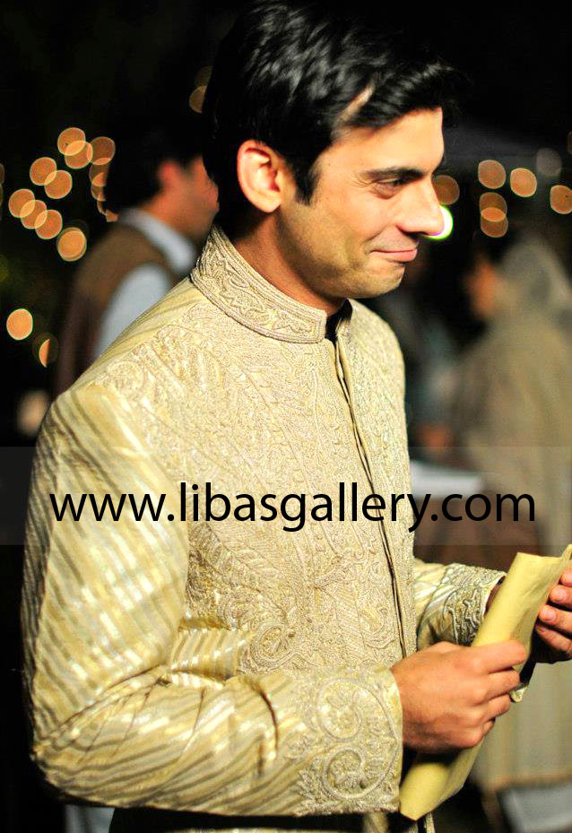 Pakistani Designer Sherwani Style 417
