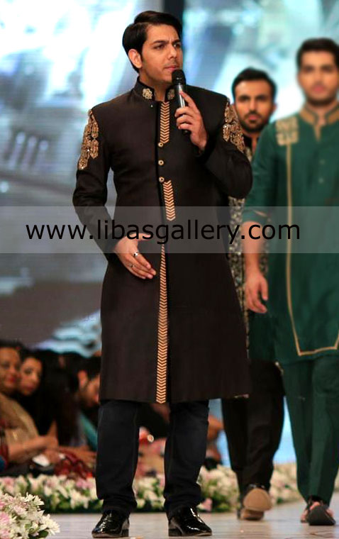 Pakistani Designer Sherwani Style 427