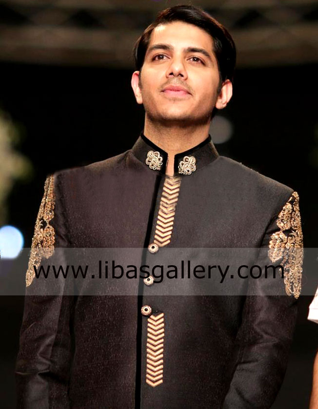 Pakistani Designer Sherwani Style 427