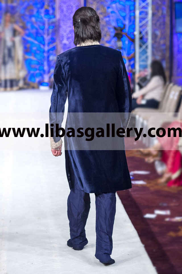 Pakistani Designer Sherwani Style 428
