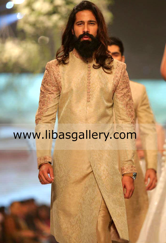 Pakistani Designer Sherwani Style 430