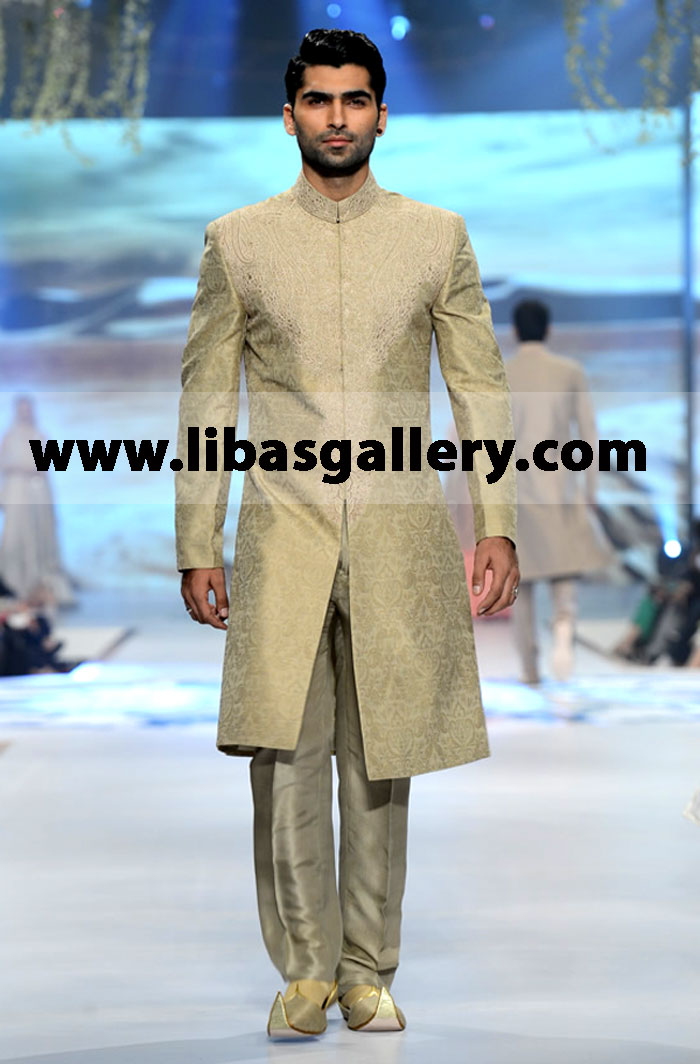 Pakistani Designer Sherwani Style 432