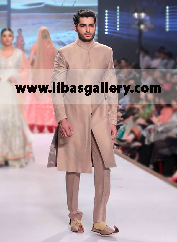Pakistani Designer Sherwani Style 433