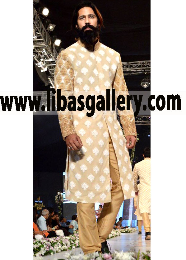 Pakistani Designer Sherwani Style 434
