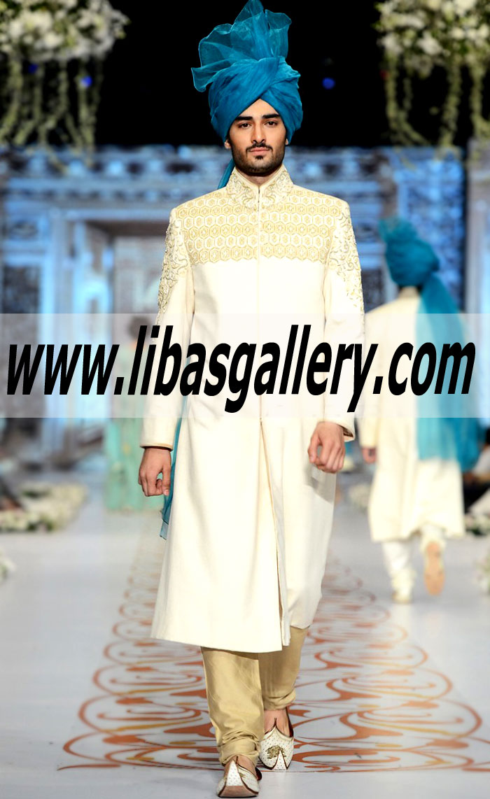 Pakistani Designer Sherwani Style 447