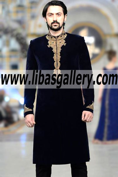 Pakistani Designer Sherwani Style 448