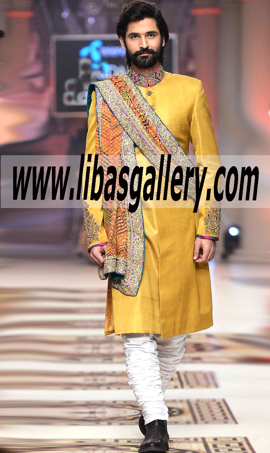 Pakistani Designer Sherwani Style 467