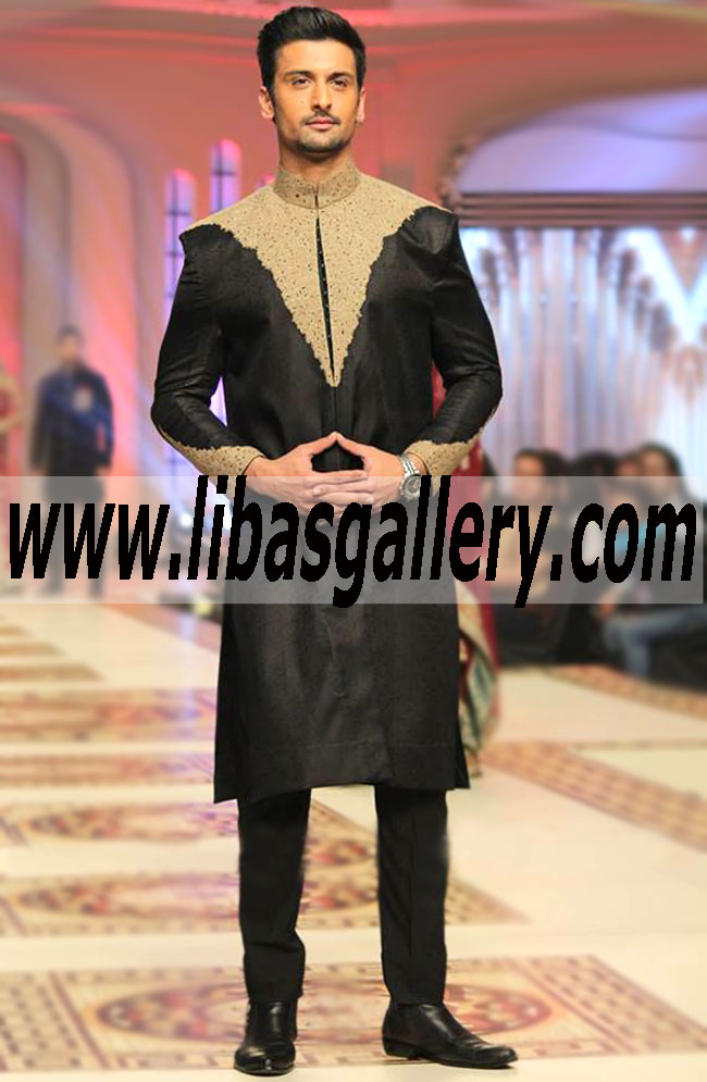 Pakistani Designer Sherwani Style 472