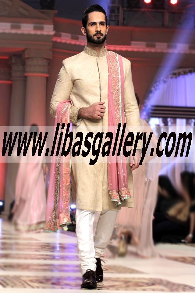 Designer Mehdi Sherwani Collection Online 2015 Pakistani Designer Sherwani Dresses, Men`s Formal and Evening wear, at Most Affordable Prices on libasgallery.com Sherwani Designer Mehdi TBCW in New York, New Jersey, Washington D.