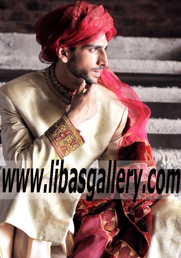 Pakistani Designer Sherwani Style 478