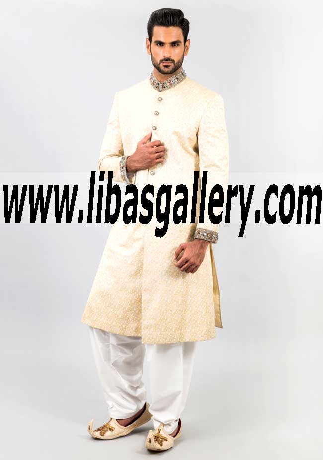 Pakistani Designer Sherwani Style 500
