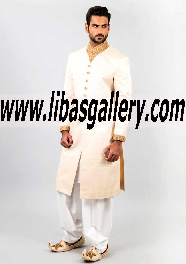 Pakistani Designer Sherwani Style 504