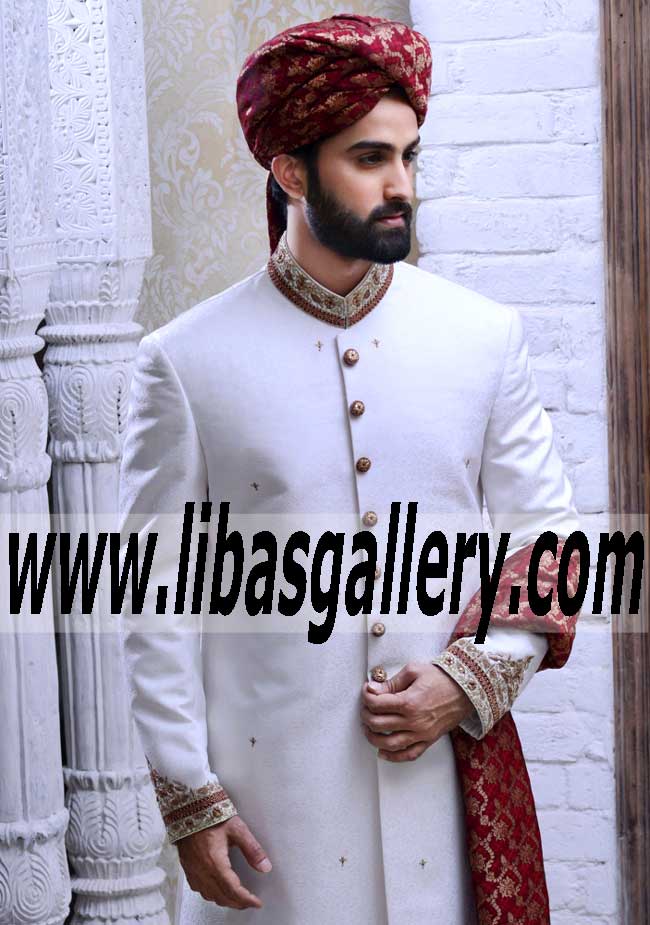 Pakistani Designer Sherwani Style 507
