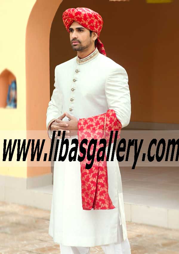 Pakistani Designer Sherwani Style 525