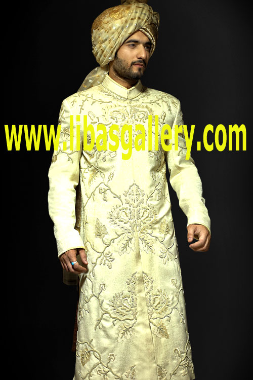 Pakistani Designer Sherwani Style 548