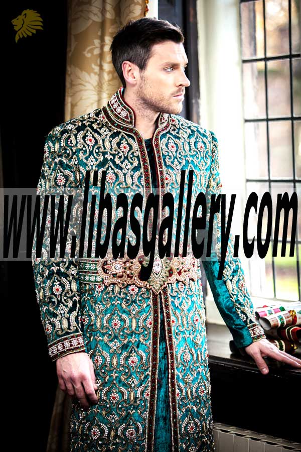 Pakistani Wedding Sherwani Suit 2016 for Groom  Pakistani Wedding Sherwani Suits Edison New Jersey NJ USA Men