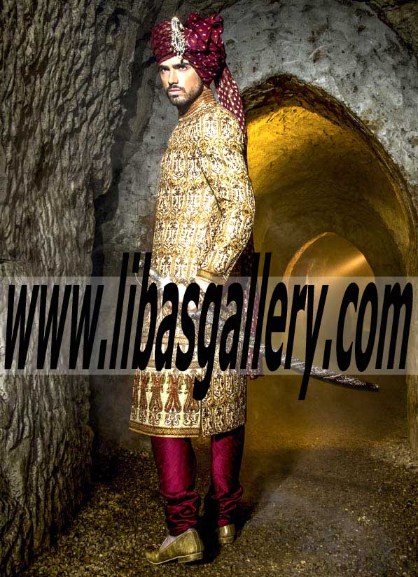 Pakistan Wedding Sherwani,Pakistan Wedding Sherwani Suppliers and Manufacturers Velvet Jamawar Raw Silk sherwani 2016 Men