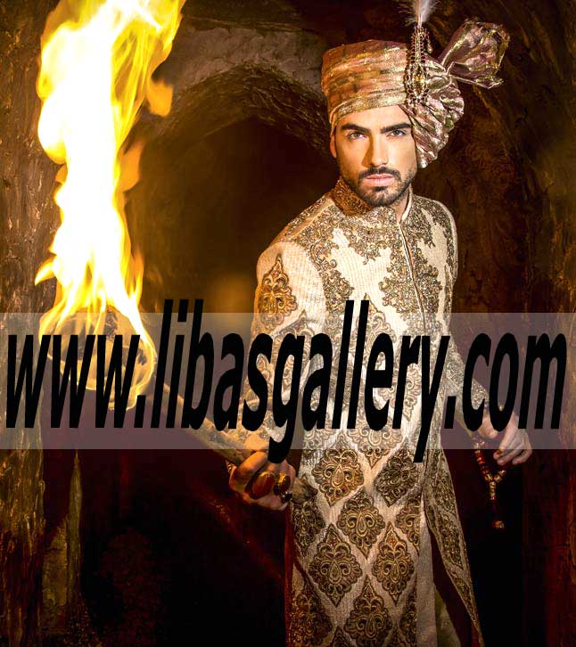 Grandiose Velvet Sherwani Suit for Groom 2016 Velvet Sherwani Groom Sherwani Suits Lawrenceville New Jersey NJ US Men
