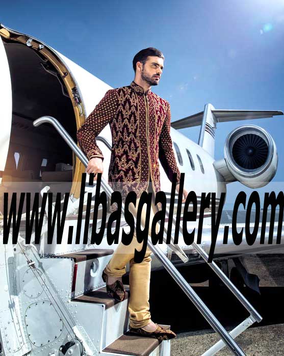 Eid Weddings Sherwani For Dulha Complete range of Groom Dulha sherwani for Nikah Wedding day 2016 Larbert Stirlingshire UK