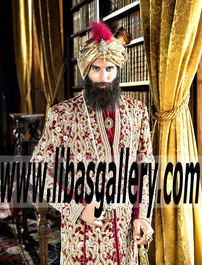 New Royal Wedding Sherwani 6