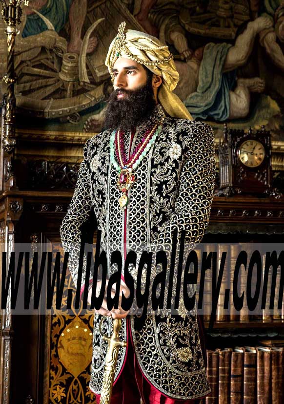 New Royal Wedding Sherwani 8