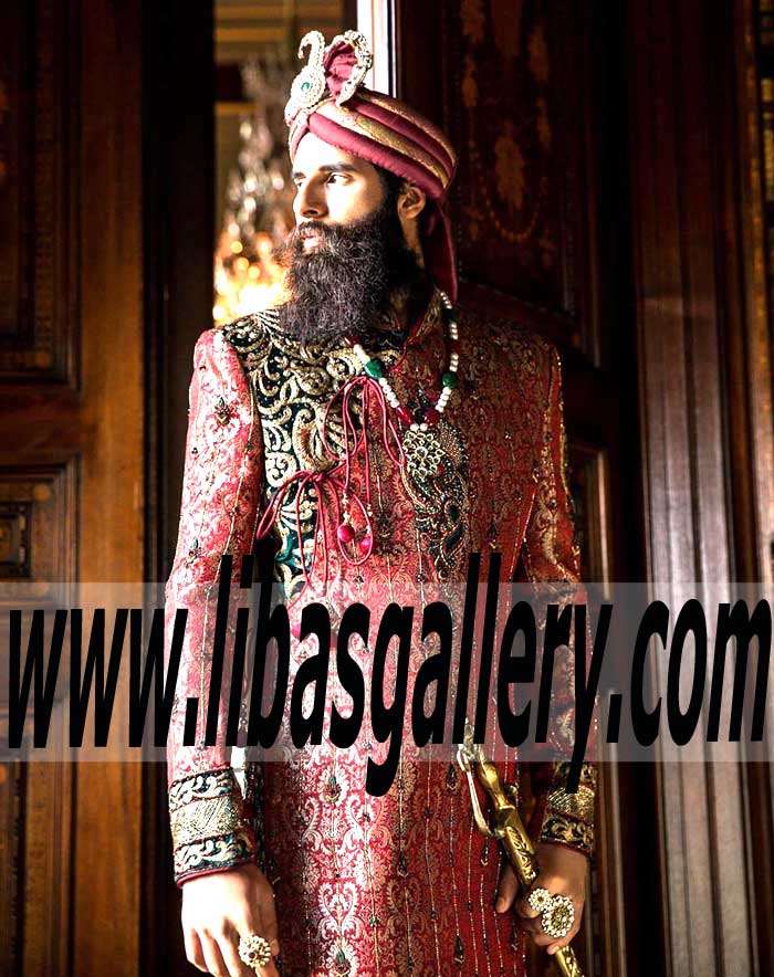 New Royal Wedding Sherwani 9