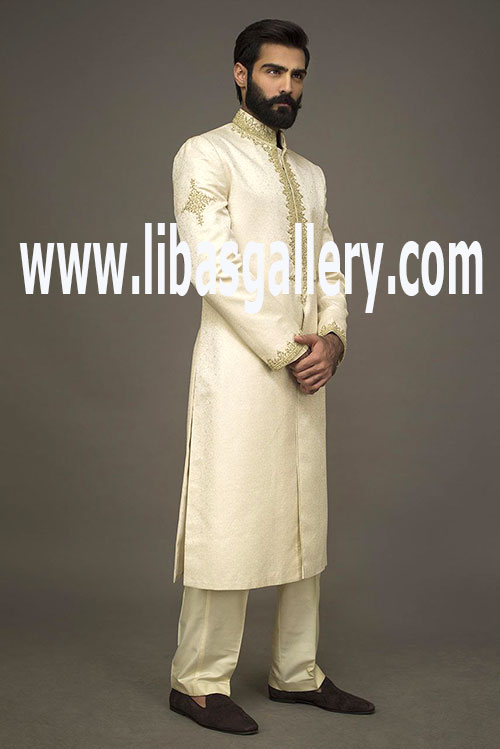 New Majestic reception sherwani for Groom Dulha Wedding Nikah Apperance on Stage in wedding Hall UK,USA,Canada,UAE,Australia