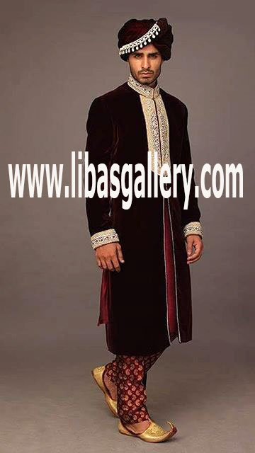 Top 5 men`s wear fashion designers of Pakistan Designer Sherwanis custom made libas gallery  UK,USa,Canada