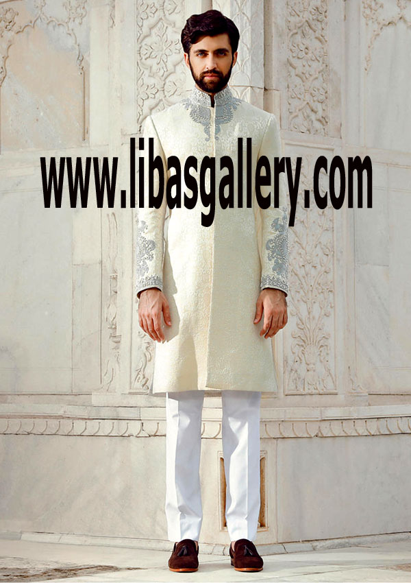 Great Sherwani Suit for your Son in law Brother in law for Wedding Complete Set of Wedding Sherwani Suit UK,USA,Canada
