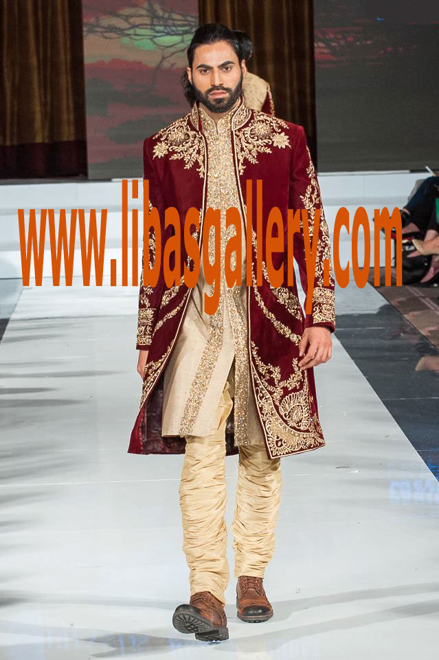Embellished Groom Sherwani Suit Style no 1